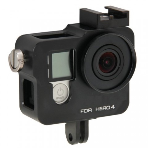 Алюминиевый бокс для GoPro Hero 3+/4 модернизированный