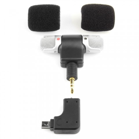 Стереомикрофон + стандартная рамка для GoPro Hero 3/3+/4-1