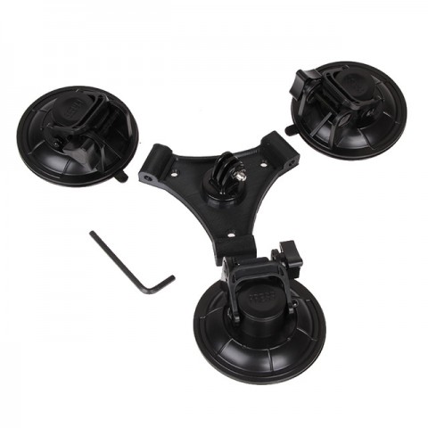 Тройная присоска для GoPro большая-3