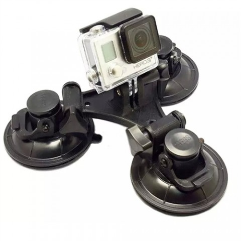 Тройная присоска для GoPro большая-2