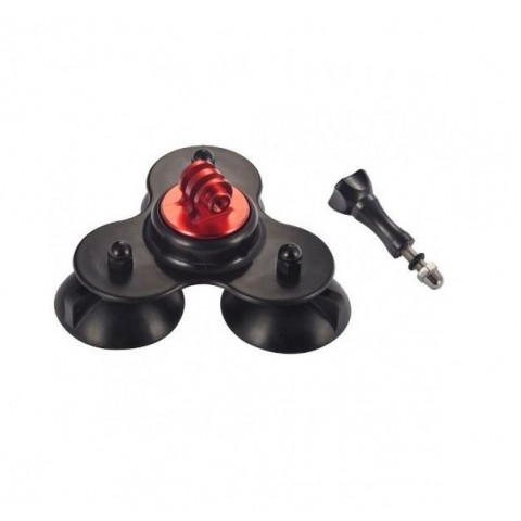 Тройная присоска малая для GoPro-1