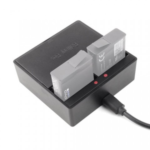 Зарядное устройство двойное для батарей GoPro Hero 5/6/7-1