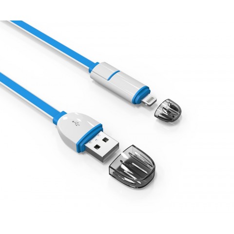 Кабель LDNIO LC82 1м 2 в 1-1