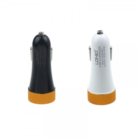 Автомобильное зарядное LDNIO DL-C50 microUSB, белое-3