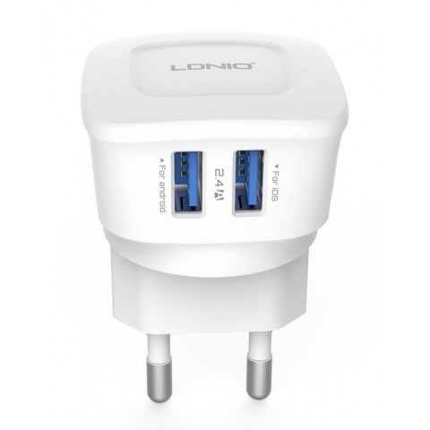 Зарядное устройство LDNIO DL-AC63 microUSB