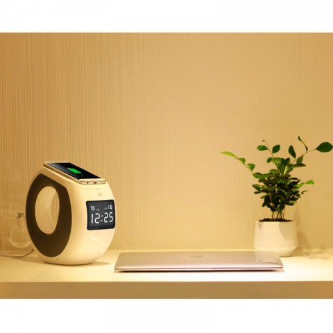 Беспроводное зарядное yстройство-колонка Nillkin Cozy (MC1), белая-6