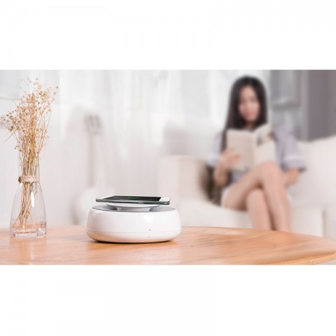 Беспроводное зарядное yстройство-колонка Nillkin Cozy (MC2), белая-8