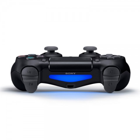 Игровой контроллер Sony Dualshock 4 для PlayStation 4, цвет: черный, RFB, оригинальный-2