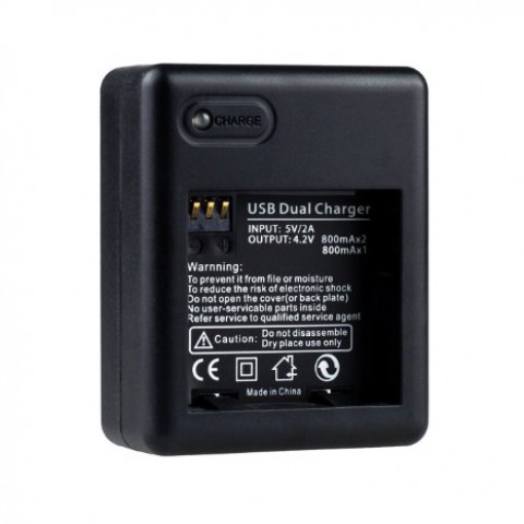 Зарядное устройство двойное для Xiaomi Yi