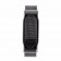Браслет стальной сетчатый для Xiaomi Mi Band 2 (Черный)
