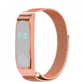 Браслет стальной сетчатый для Xiaomi Mi Band 2 (Золотистый) Браслет стальной сетчатый для Xiaomi Mi Band 2 (Золотистый)