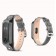 Ремешок кожаный для Xiaomi Mi Band 2 серый