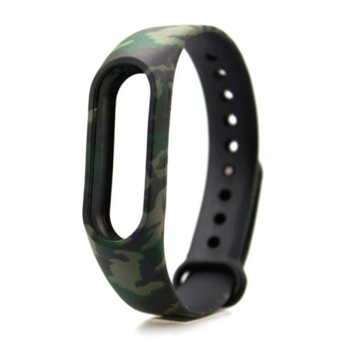 Ремешок силиконовый с рисунком для Xiaomi Mi Band 2-8