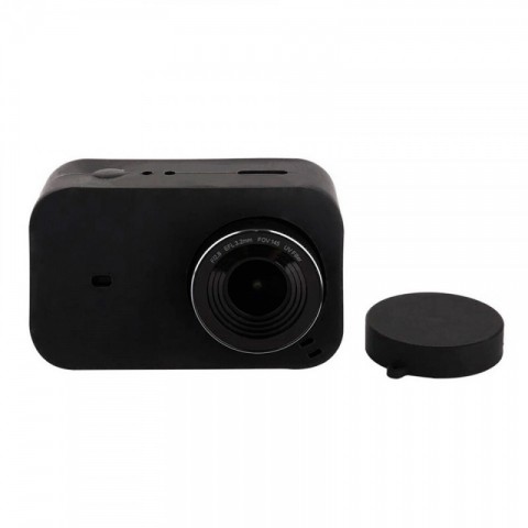 Чехол силиконовый с крышкой для экшн камеры Xiaomi Mijia 4K-1