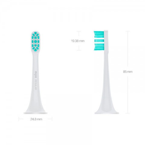 Насадка для зубной щетки Xiaomi Mijia Sound Electric Toothbrush (3 шт), белая-1