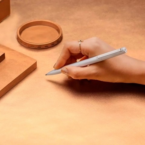 Ручка металлическая Xiaomi Mi Metal Pen, серебристая-3