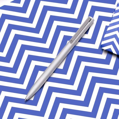 Ручка металлическая Xiaomi Mi Metal Pen, серебристая-4