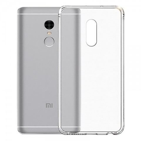 Чехол-накладка силиконовый для Xiaomi Redmi Note 4/4x, прозрачный