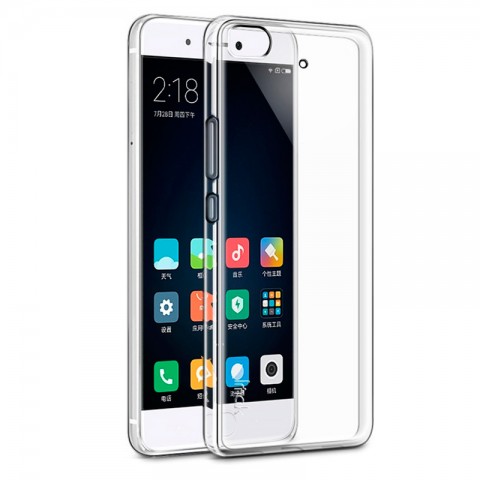 Чехол-накладка силиконовый для Xiaomi Mi 5S, прозрачный