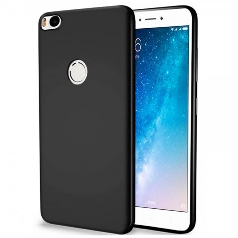 Чехол-накладка TPU-матовый для Xiaomi Mi Max 2, чёрный