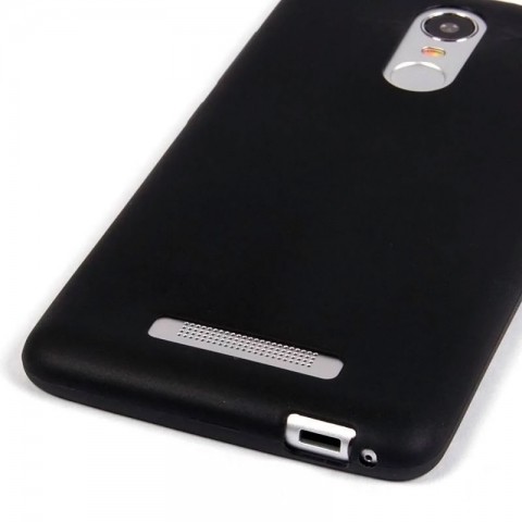 Чехол-накладка TPU-матовый для Xiaomi Mi Note, чёрный-1