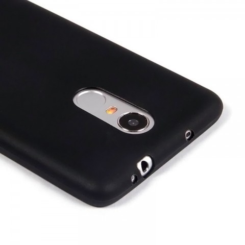 Чехол-накладка TPU-матовый для Xiaomi Mi Note, чёрный-2