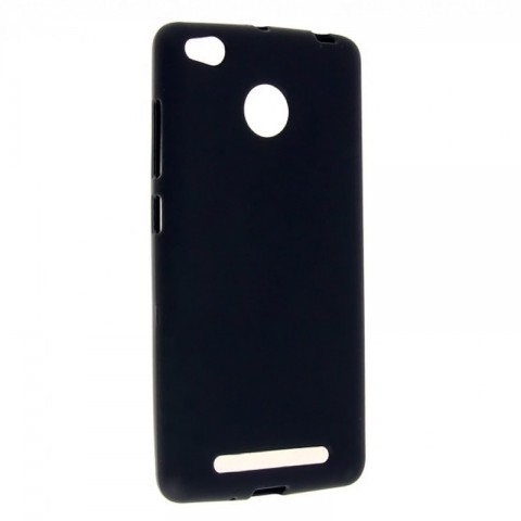 Чехол-накладка TPU-матовый для Xiaomi Redmi 3S, чёрный