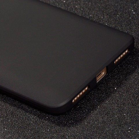 Чехол-накладка TPU-матовый для Xiaomi Redmi Note 4, чёрный-2