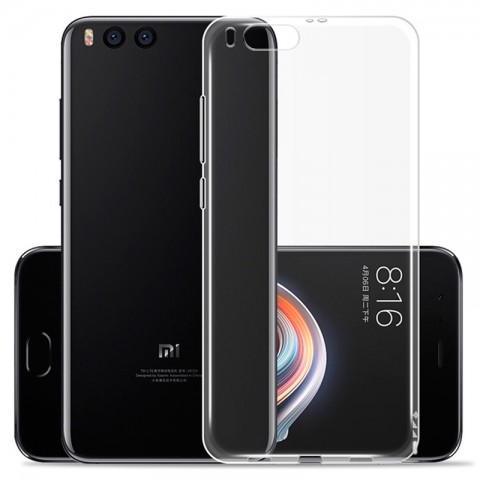 Чехол-накладка силиконовый для Xiaomi Mi Note 3, прозрачный