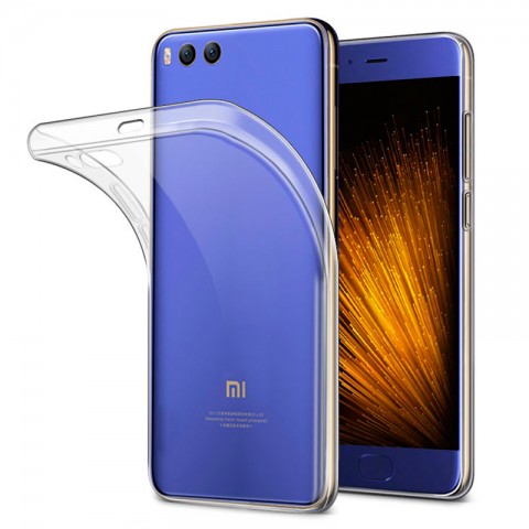 Чехол-накладка силиконовый для Xiaomi Mi Note 3, прозрачный-2