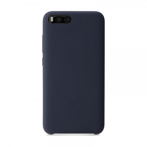 Чехол силиконовый оригинальный для Xiaomi Mi6, синий