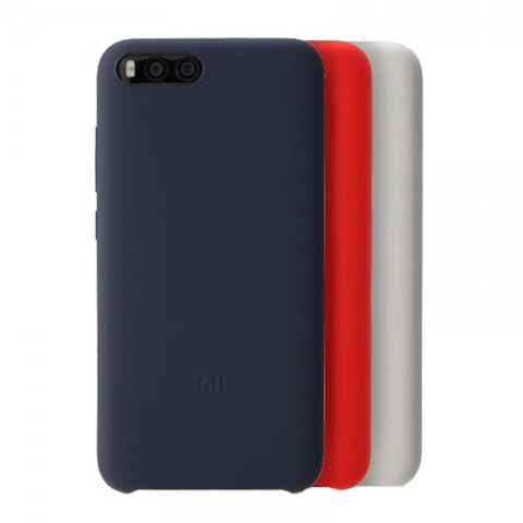 Чехол силиконовый оригинальный для Xiaomi Mi6, красный-1