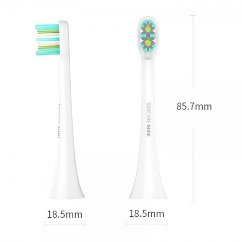 Насадка для зубной щетки Xiaomi Soocas X3 MINI (2 шт), белая-1