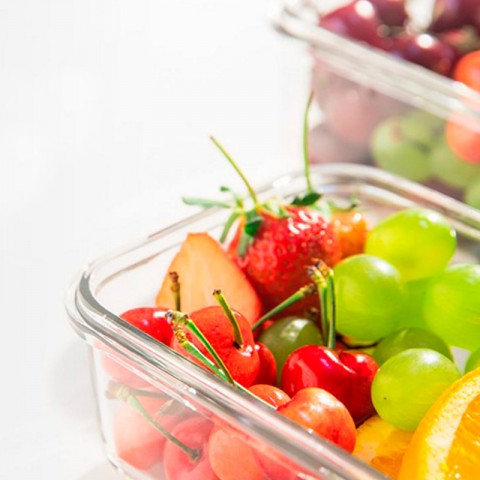 Контейнер пищевой стеклянный Xiaomi Anti-Drop Glass Crisper 1100мл-1