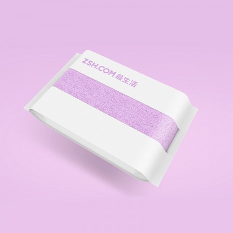 Полотенце для лица Xiaomi ZSH, сиреневое-2