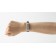 Ремешок кожаный для Xiaomi Mi Band 1/1S, коричневый