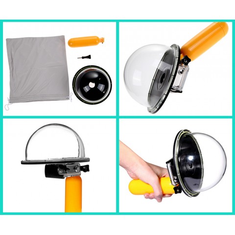 Бокс купольный Dome Port для Xiaomi Yi-1