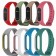Ремешок силиконовый для Xiaomi Mi Band 2 цветная рамка