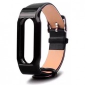Ремешок кожаный для Xiaomi Mi Band 1/1S, черный Ремешок кожаный для Xiaomi Mi Band 1/1S, черный