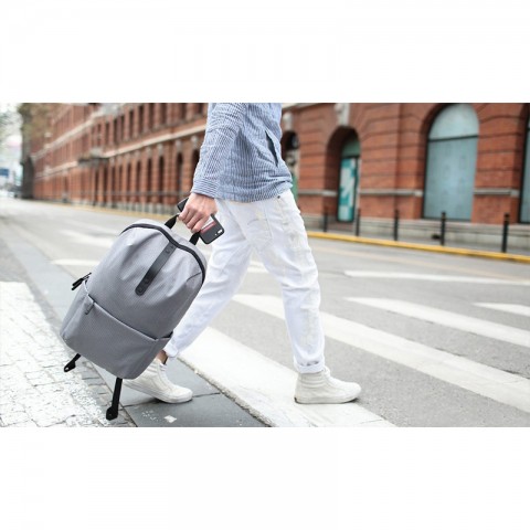 Рюкзак Xiaomi RunMi 90GOFUN (College Leisure Shoulder Bag) серый-8