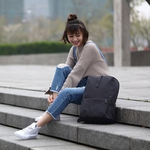 Рюкзак Xiaomi RunMi 90GOFUN (College Leisure Shoulder Bag) серый-5