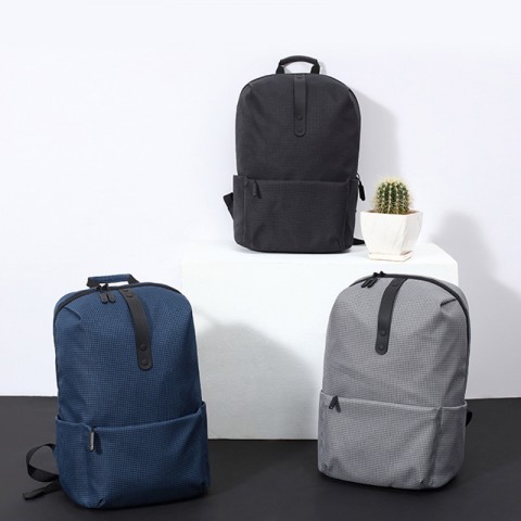 Рюкзак Xiaomi RunMi 90GOFUN (College Leisure Shoulder Bag) серый-7