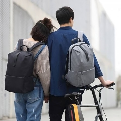 Рюкзак Xiaomi RunMi 90GOFUN (College Leisure Shoulder Bag) серый-6