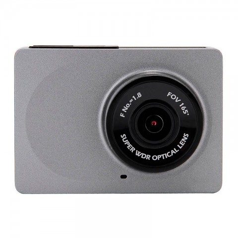 Видеорегистратор автомобильный Xiaomi Yi WiFi DVR 130°, серый (EU international)