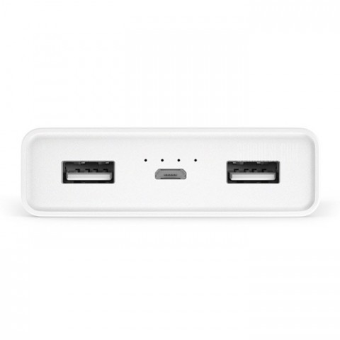 Внешний аккумулятор Xiaomi Mi Power Bank 2C 20000 mAh, белый-1