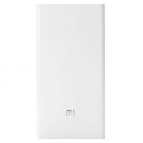 Внешний аккумулятор Xiaomi Mi Power Bank 2C 20000 mAh, белый
