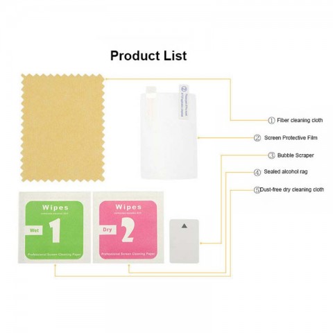 Пленки защитные для Xiaomi Yi2 комплект 2 штуки-1