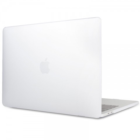 Чехол-накладка пластик матовый для MacBook Pro 15" прозрачный
