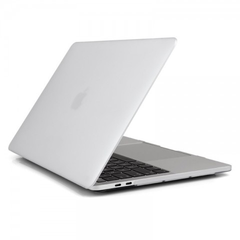 Чехол-накладка пластик матовый для MacBook Pro 13" прозрачный