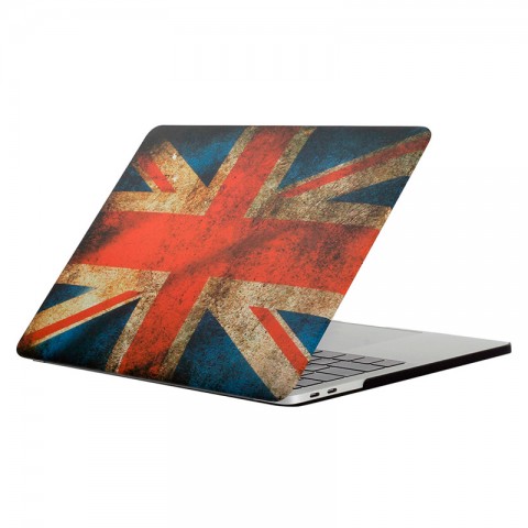 Чехол-накладка пластиковый для MacBook Pro 13" Британский флаг
